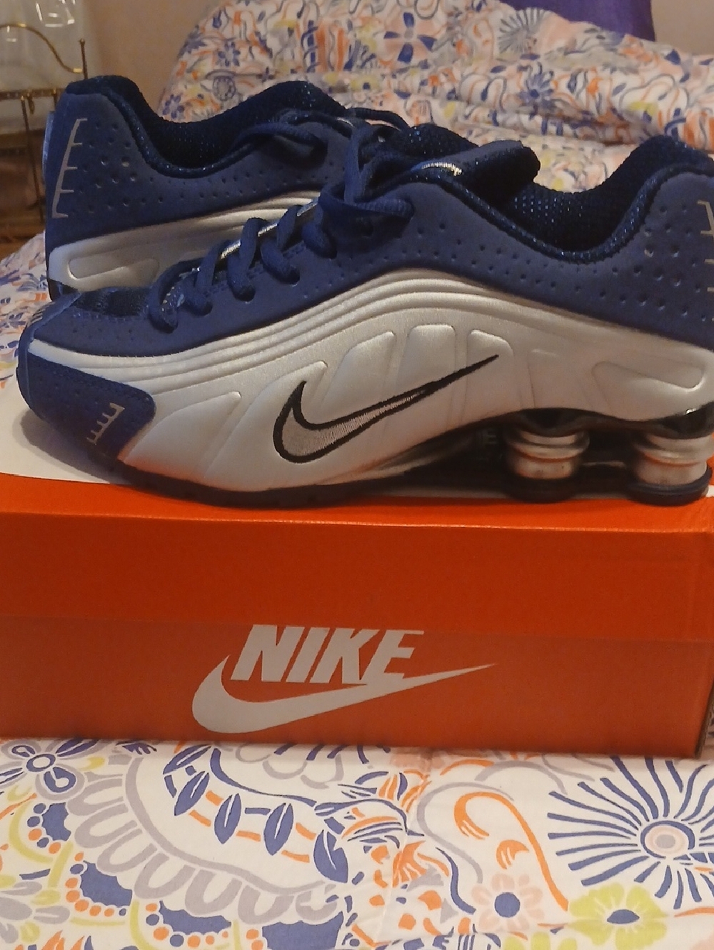 Nike Shox in Blue Void